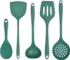 A set of five green kitchen utensils arranged on a white background. Náhled obrázku produktu