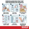BIODUR Huishoudapparaten Acryl Spuitlak - Glans Wit - 400ml Productafbeelding-voorbeeld 4
