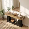 Table console table d’entrée style ferme de 160 cm pour Voir les images du produit 4