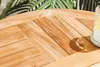 Massiver Gartentisch EMPIRE TEAK 70cm Teakholz rund Produktbild-Vorschau 8