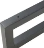A close-up view of a black metal console bracket, showing a small hole on its surface. Anteprima dell’immagine prodotto
