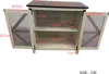 Doppeltueriger Aufbewahrungsschrank 80x40x80cm Weiss MDF PB Produktbild-Vorschau 6
