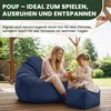 Dreamroots Bean Bag, Puff 90x90x100 cm, pouf con Anteprima dell’immagine prodotto 8
