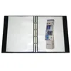 An open binder with blank pages and a small display stand with products inside. Anteprima dell’immagine prodotto
