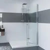 IMPTS Duschwand 120 x 185 cm Walk in Dusche Falttür Produktbild-Vorschau 2