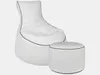 Sitting Point DotCom Modo Tap 50 x 30 cm,  Weiss D50x30 Produktbild-Vorschau 3