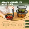 Viwares 3 Schüssel-Set mit Deckel stapelbar (6-teilig) - 1, Produktbild-Vorschau 6