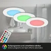 LED vstavané svietidlo Briloner Fungo Color RGB IP65 3x4,8 Náhľad obrázku produktu 16