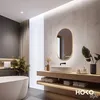HOKO LED Specchio ovale con cornice in metallo 60x100 cm Anteprima dell’immagine prodotto 10