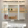 GIHAUVIA Spiegelschrank Bad LED mit 3 Farben Beleuchtung Produktbild-Vorschau 5