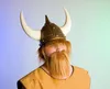 Wikingerhelm mit Hörnern und Haar  Karneval Fasching Produktbild-Vorschau 3
