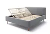 Doppelbett Cézanne 160x200cm mit Stauraum - eisblau Produktbild-Vorschau 1