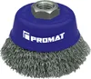 Topfbürste D.60mm M14 Draht-D.0,3mm Stahl PROMAT Produktbild-Vorschau 3