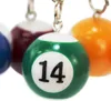 12 Stück Billard Schlüsselanhänger bunte Kugeln - ca. 2,5 Productafbeelding-voorbeeld 6