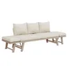 Flieks Gartensofa 3-Sitzer-Sofa mit Klappbaren Armlehnen, Produktbild-Vorschau 10