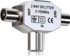 kwmobile Antennen Verteiler Splitter - 0-1000 MHz - 2x Koax Produktbild-Vorschau 1
