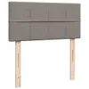 Boxspringbett mit Matratze Taupe 90x200 cm Stoff Produktbild-Vorschau 10