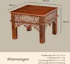 Achaz - Table basse orientale en bois de manguier avec Voir les images du produit 2