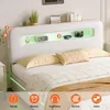 Letto imbottito ProximaX con illuminazione a LED 140x200 cm Anteprima dell’immagine prodotto 6