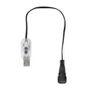 A USB to barrel jack adapter cable on a white background. Náhľad obrázku produktu