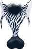 Bristol Novelty Uni Zebramaske mit Sound BN1390 Produktbild-Vorschau 1