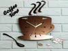 Wanduhr Tasse METALLIC COPPER Ultra leise Produktbild-Vorschau 7