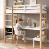 UnboxG Etagebed, hoogslaper, 90x200 cm, met bureau, Productafbeelding-voorbeeld 2