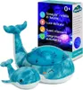 Cloud b®Tranquil Whale™- Nočné svetielko - Veľryba, modrá Náhľad obrázku produktu 25