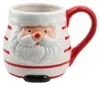 3x Kaffeebecher Kerstman 400ml Streifen Weihnachten Produktbild-Vorschau 3