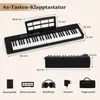 COSTWAY 61-klávesové digitálne piano so slúchadlami, Náhľad obrázku produktu 3