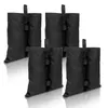 A set of five black sandbags arranged in a staggered formation on a white background. Produktbild-Vorschau