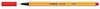 A red pen cap is shown next to a yellow pen with black accents. Produktbild-Vorschau
