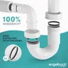 Engelbach Siphon für Küchenspüle mit Flexiblem Produktbild-Vorschau 5