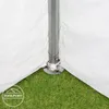 TOOLPORT Tendone per feste gazebo 5x8 m bianco PE 350 N Anteprima dell’immagine prodotto 8