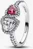 PANDORA Timeless Herzring für Damen, Sterlingsilber, Produktbild-Vorschau 5