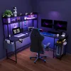 SANODESK Stół komputerowy/gamingowy w kształcie litery L, Podgląd zdjęcia produktu 2