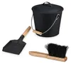 Relaxdays Ascheeimer mit Deckel und Kehrset, 4,5 L, inkl. Produktbild-Vorschau 8