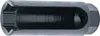A close-up, side view of a black, hexagonal socket wrench insert. Produktbild-Vorschau