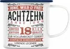 Trendation - 18. Geburtstag Emaille Tasse Geschenk 18er Produktbild-Vorschau 1