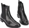 A pair of black leather Chelsea boots. Voir les images du produit