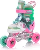 A pair of children's roller skates with a mermaid theme, presented against a white background. Náhľad obrázku produktu