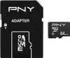 A black SD card adapter with a micro SD card inserted and a separate micro SD card next to it. Anteprima dell’immagine prodotto