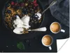 MuchoWow® Poster Kaffee - Obst - Haferflocken 120x90 cm - Produktbild-Vorschau 1
