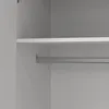 Spell Kleiderschrank B183 cm 4 Türen und 3 Schubladen weiß. Produktbild-Vorschau 17