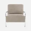 sweeek - Vintage-Sessel mit verchromtem Gestell und Produktbild-Vorschau 2