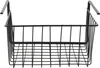 Panier Suspendu Metal Filaire Noir 26x14x26cm Voir les images du produit 3