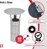 KOTARBAU® Schornsteinabdeckung ø 80 mm Kaminhaube Produktbild-Vorschau 4