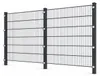 Doppelstabmattenzaun-Set (8/6/8) | 103 cm | Anthrazit | 10 Produktbild-Vorschau 1