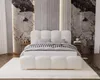 Lit rembourré BESILIO 120x200 Fluffy – Lit « nuage » en Voir les images du produit 2