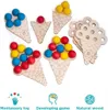 Ulanik Montessori Holzspielzeug Sortieren Lernspielzeug Produktbild-Vorschau 2
